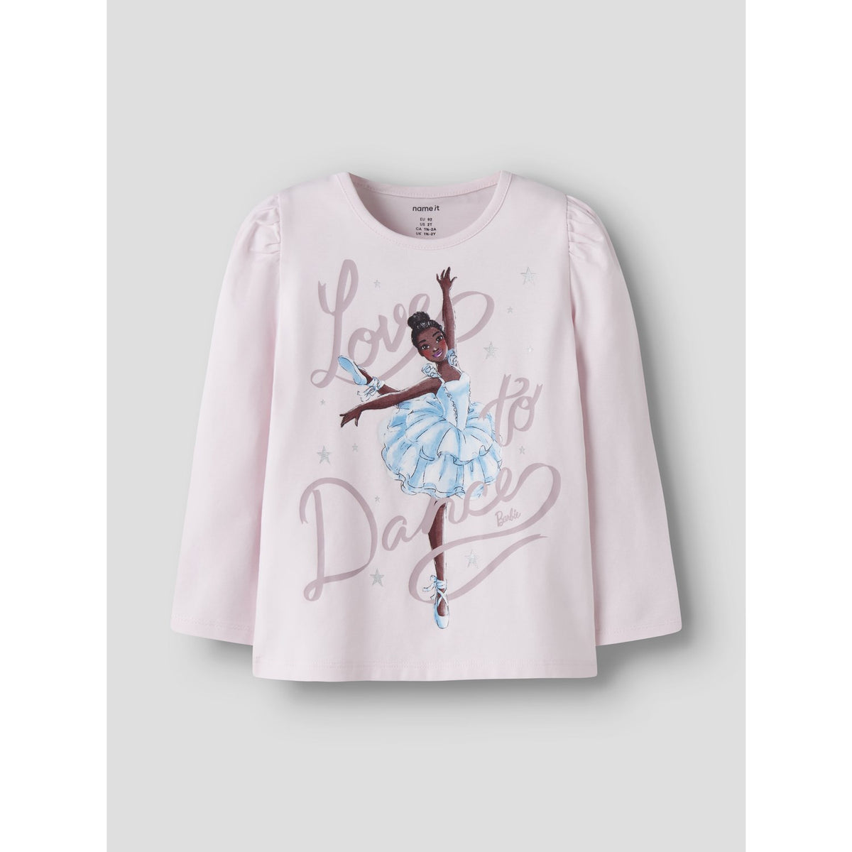 Name It Cradle Pink Nmfordi Barbie Ls Topp Låda Mat