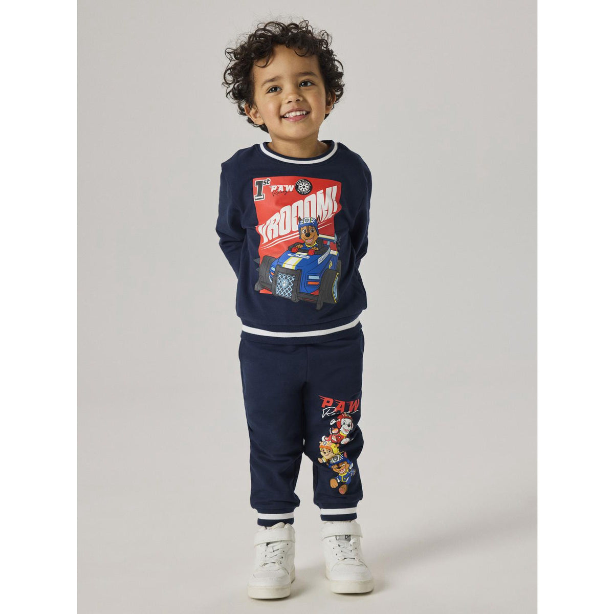 Name It Navy Blazer Nmmodin Paw Sweat Byxor Bru Cplg