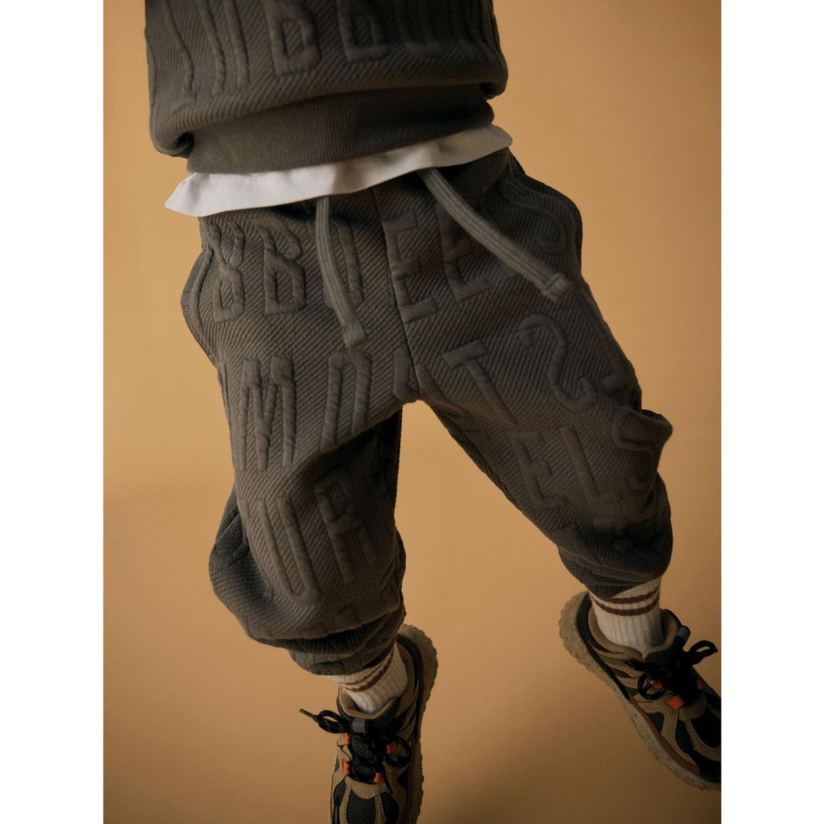 Name It Charcoal Gray Nmmstig Nreg Sweat Byxor