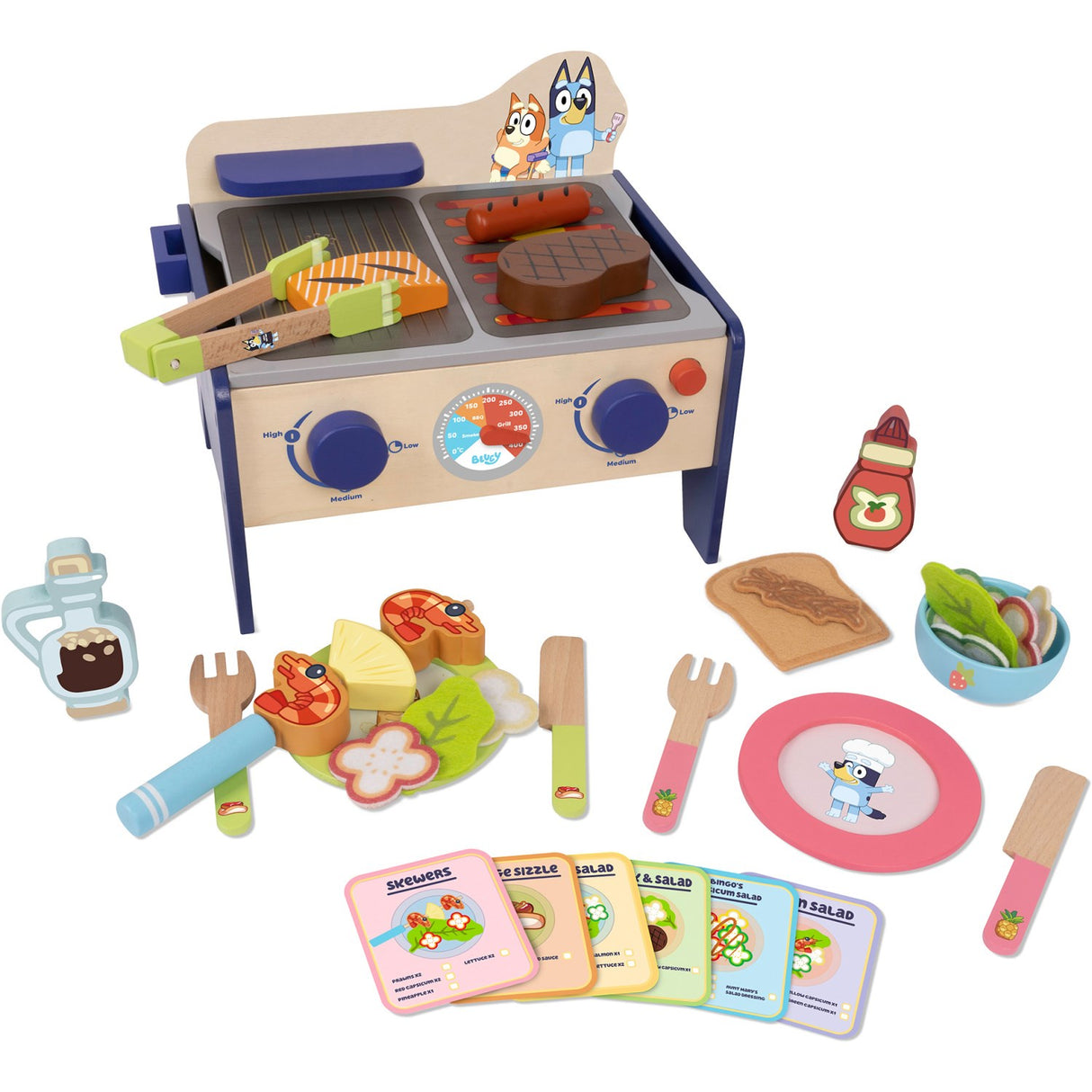 Bluey Barbecue & Salat
