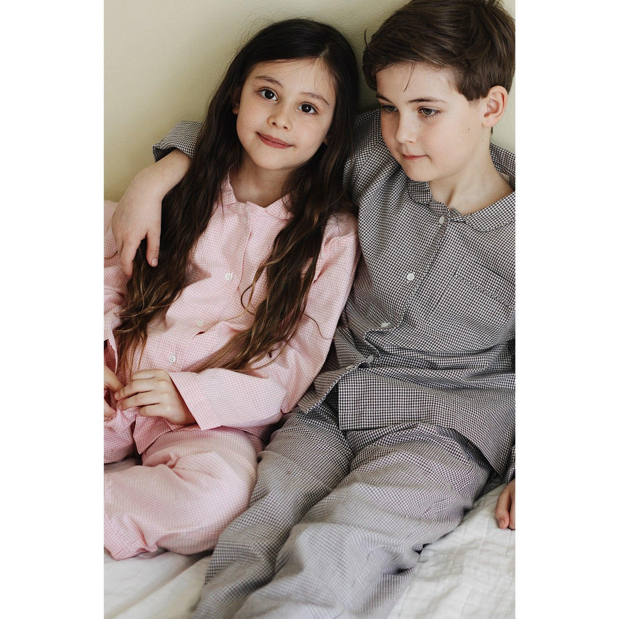Lalaby Tiny Check Pink Classic Pyjamas