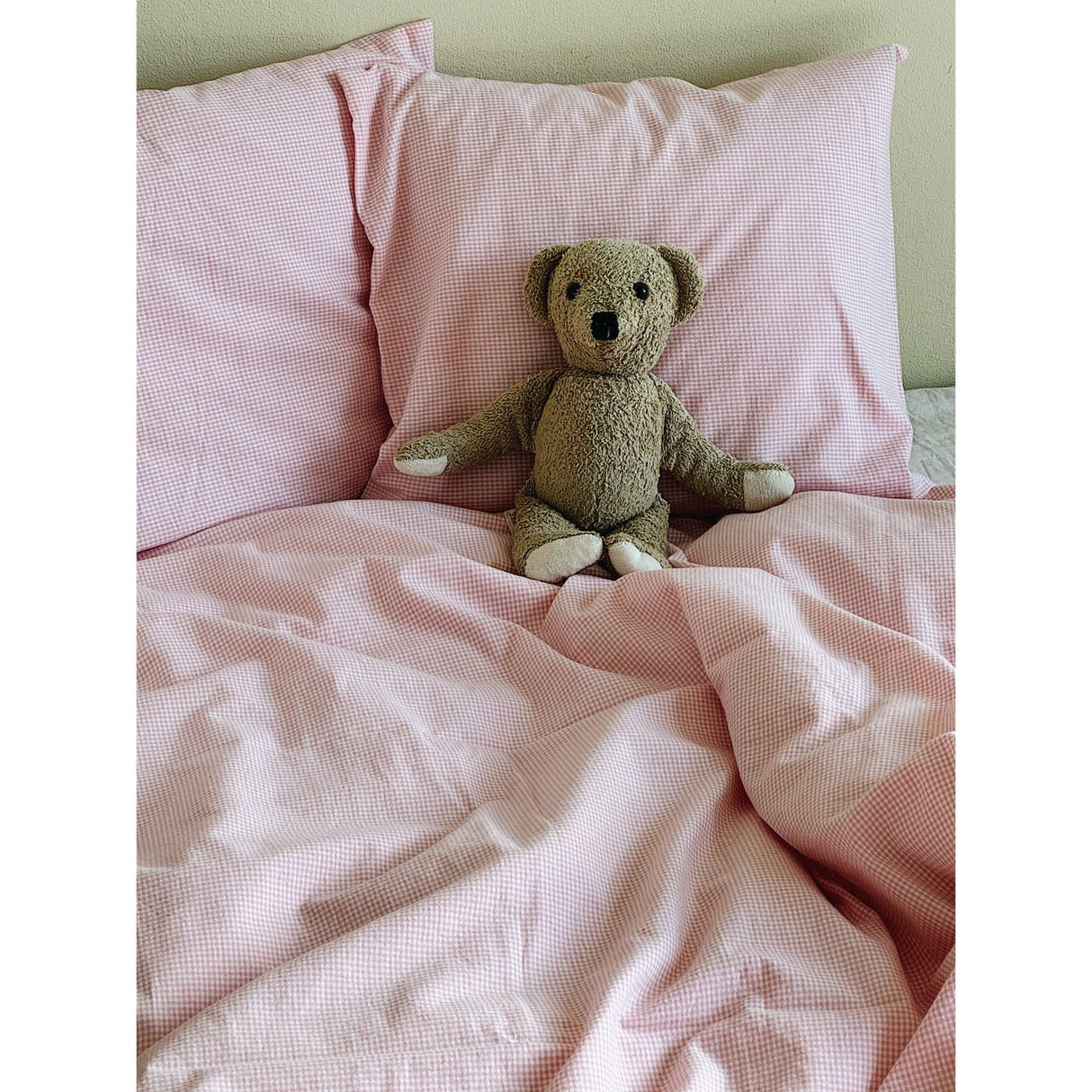Lalaby Tiny Check Pink Classic Baby Sängkläder