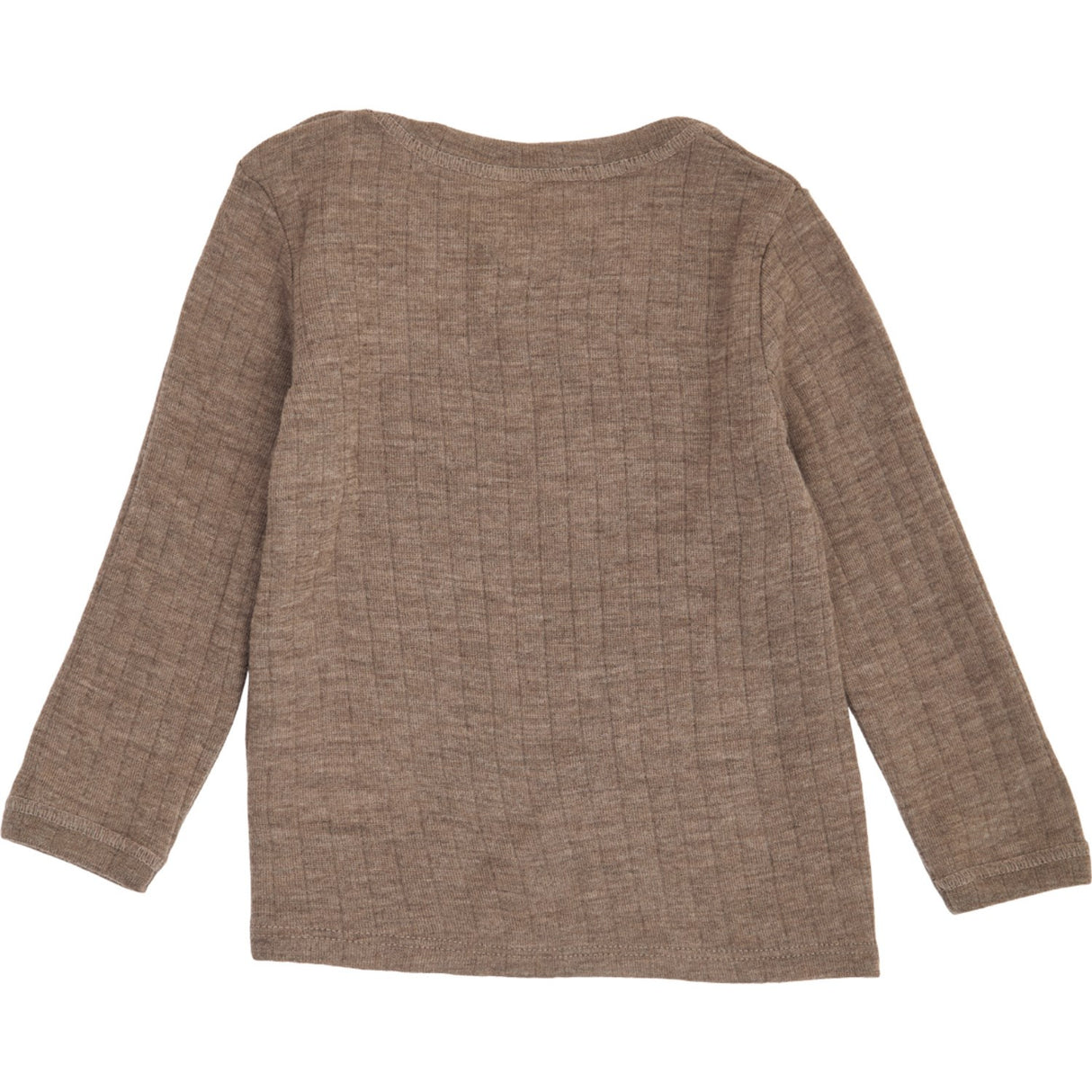 Müsli Walnut Melange Woolly Rib L/S T