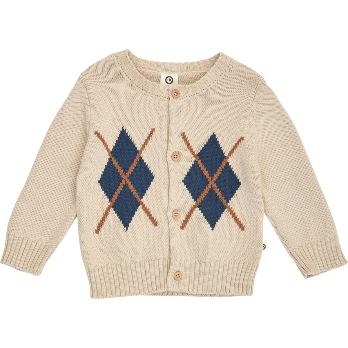 Müsli Oak Old English Stickad Cardigan Baby