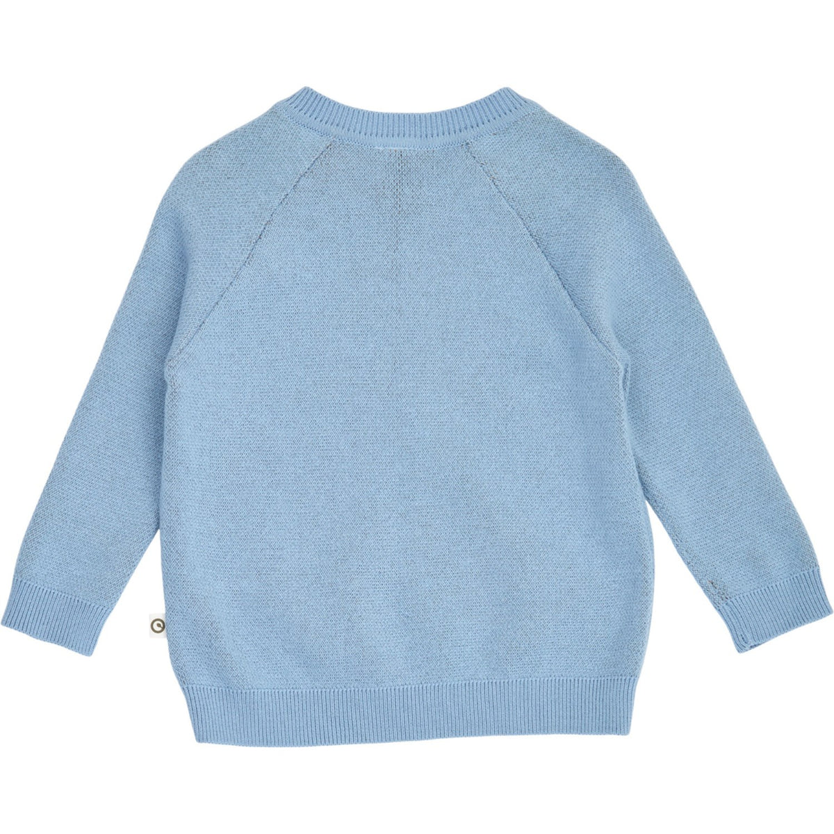 Müsli Soft Blue Storybook Stickad Jacquard Sweater Baby