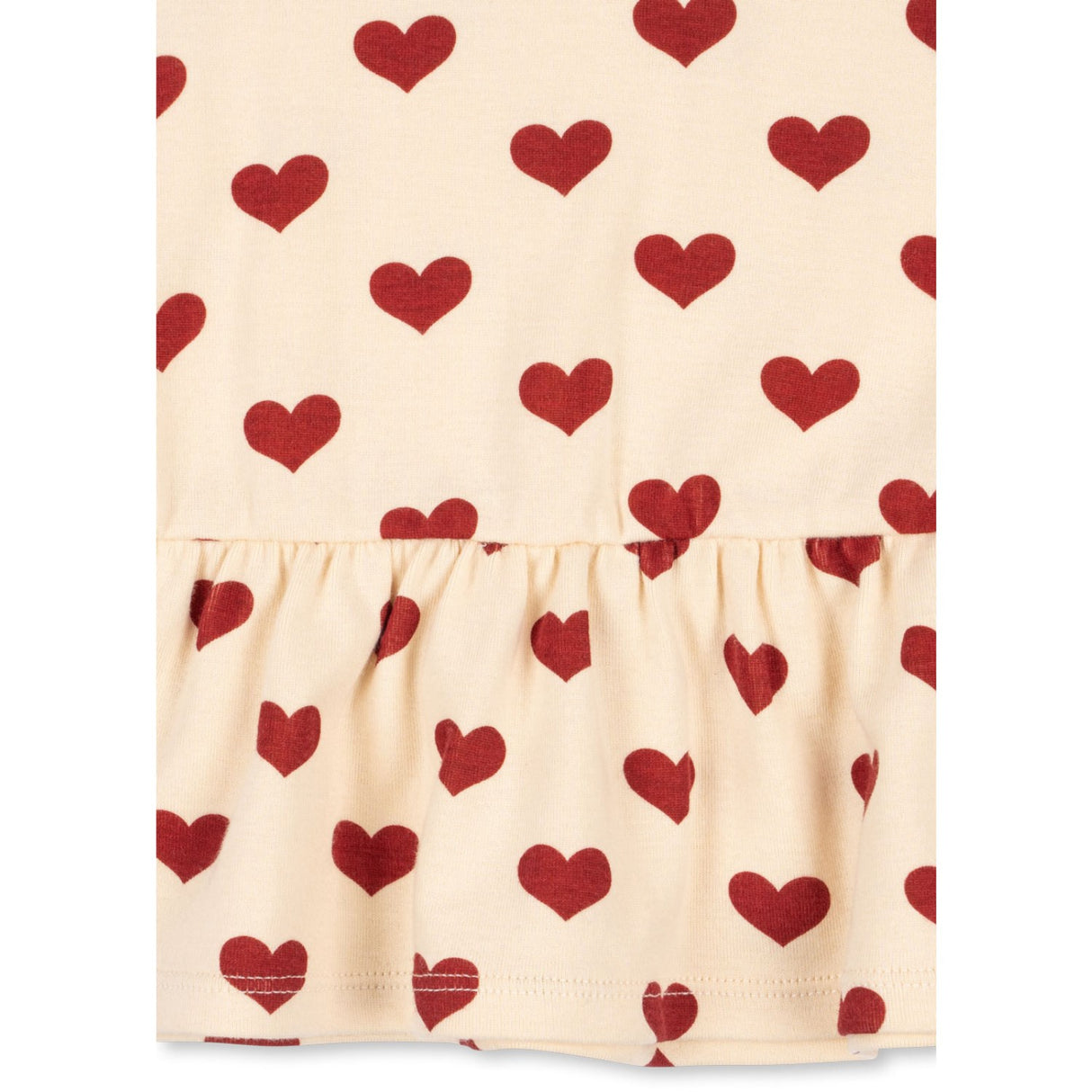Konges Sløjd Amour Rouge Basic Frill Tee Gots
