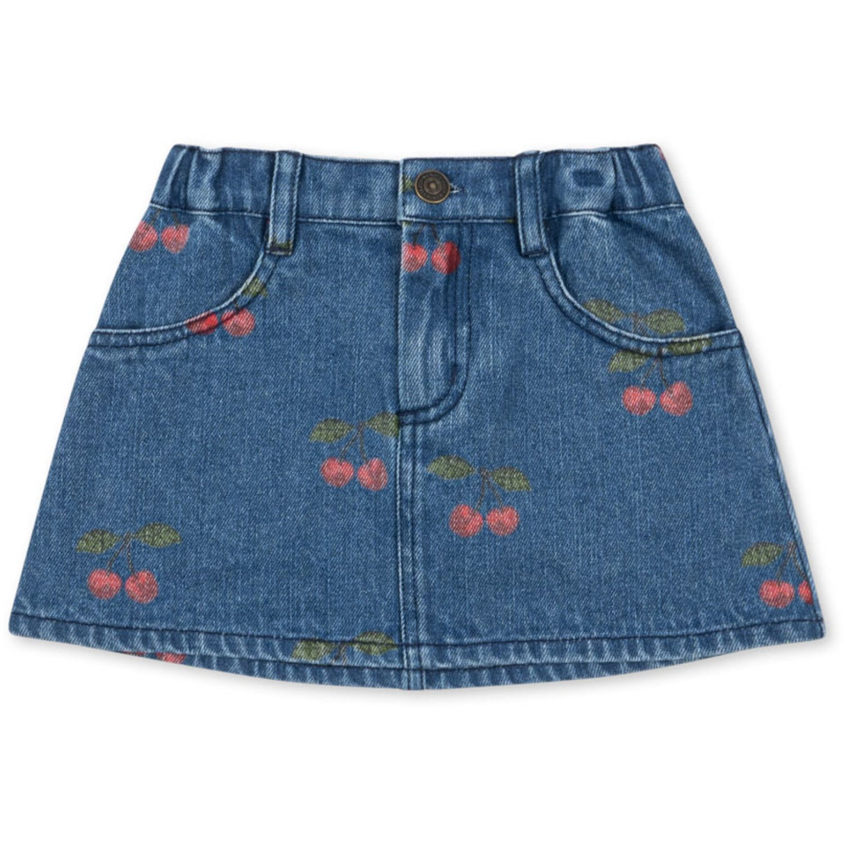 Konges Sløjd Ma Grande Cerise Denim Magot Printed Kjol Gots