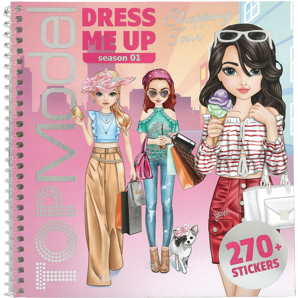 TOPModel Stickerbook Shopping Tour