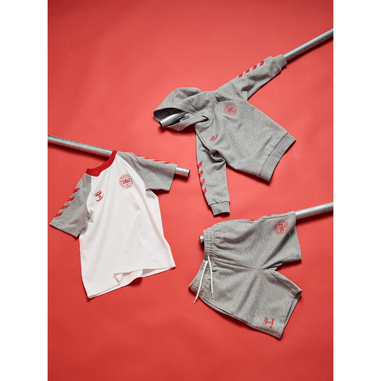 Hummel Grey Melange Jr Reg Dbu Hoodies