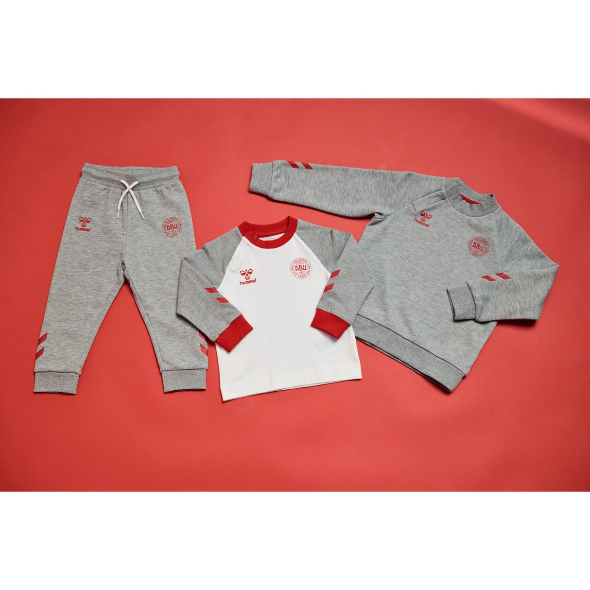 Hummel Grey Melange Mini Reg Dbu Crewneck