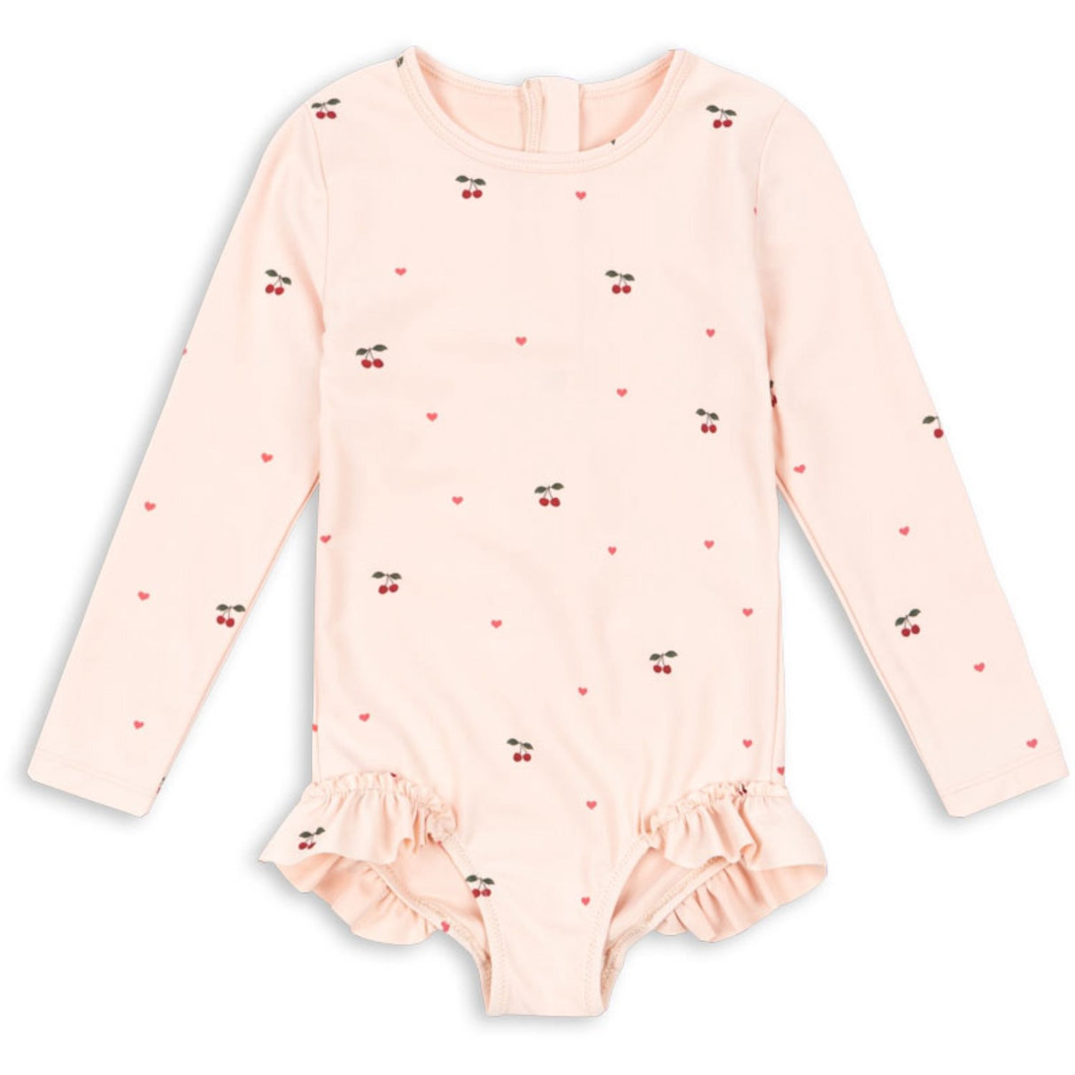 Konges Sløjd Cherry Coeur Rose Merle Ls Baddräkt Grs