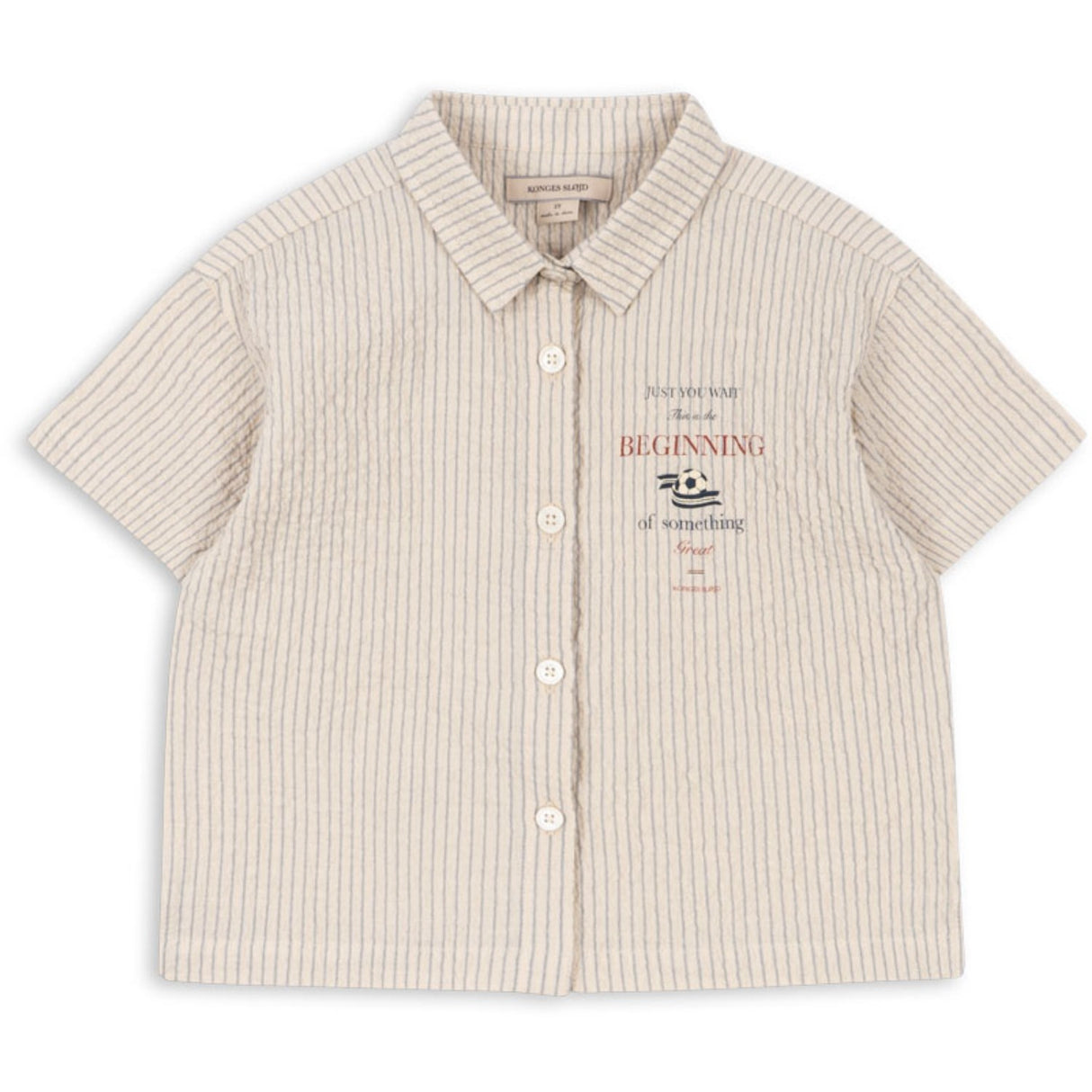Konges Sløjd Tradewinds Stripe Elliot Ss Skjorta Gots