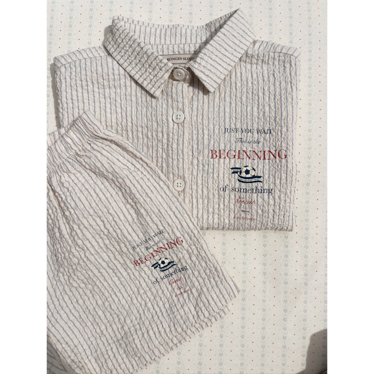 Konges Sløjd Tradewinds Stripe Elliot Ss Skjorta Gots
