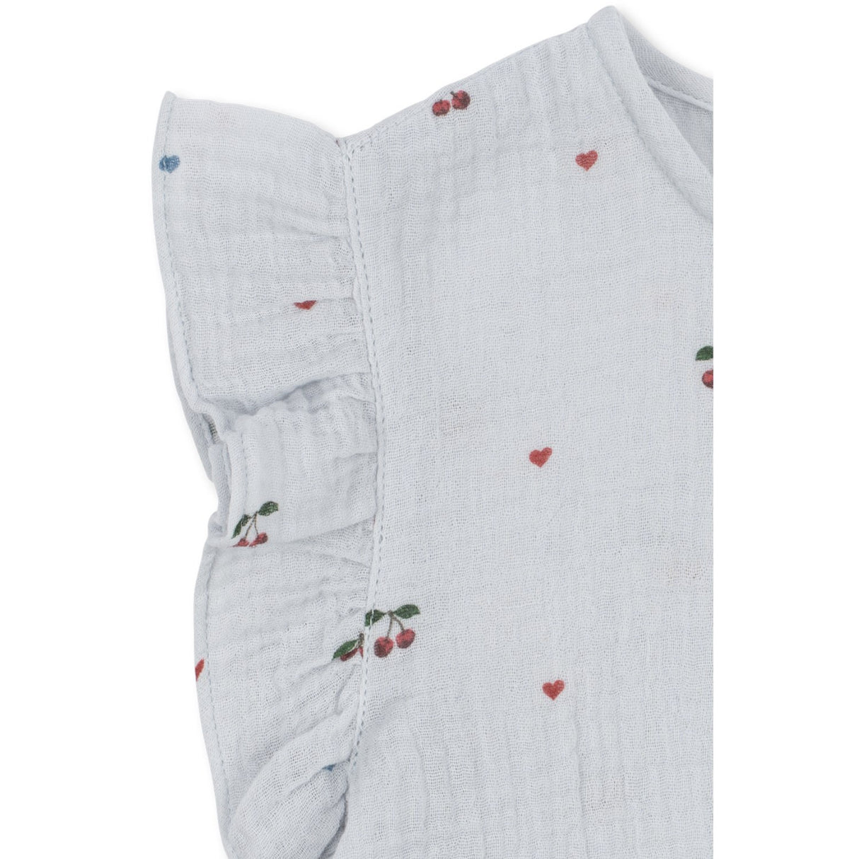 Konges Sløjd Cherry Blue Coeur Coco Topp Gots