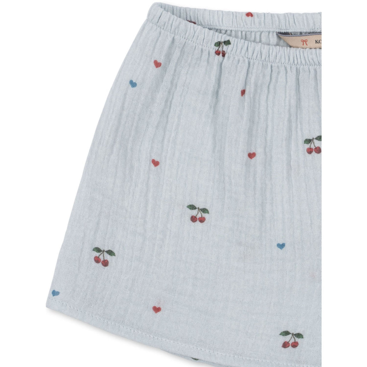 Konges Sløjd Cherry Blue Coeur Coco Mini Shorts Gots