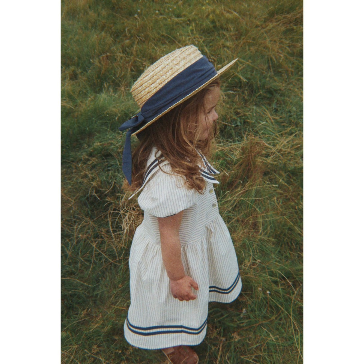 Konges Sløjd Bleu Stripe Allie Sailor Klänning Gots