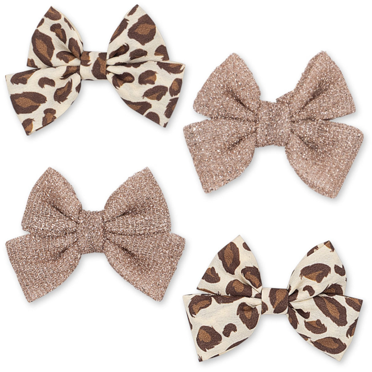 Konges Sløjd Leo/Rose 4 Pack Rosett Hair Clip