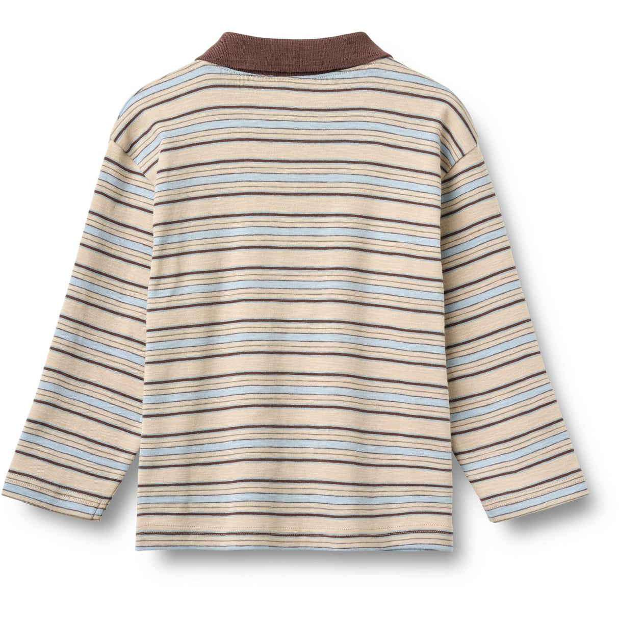 Wheat Multi Blue Stripe Pikétröja Skjorta L/S Fred