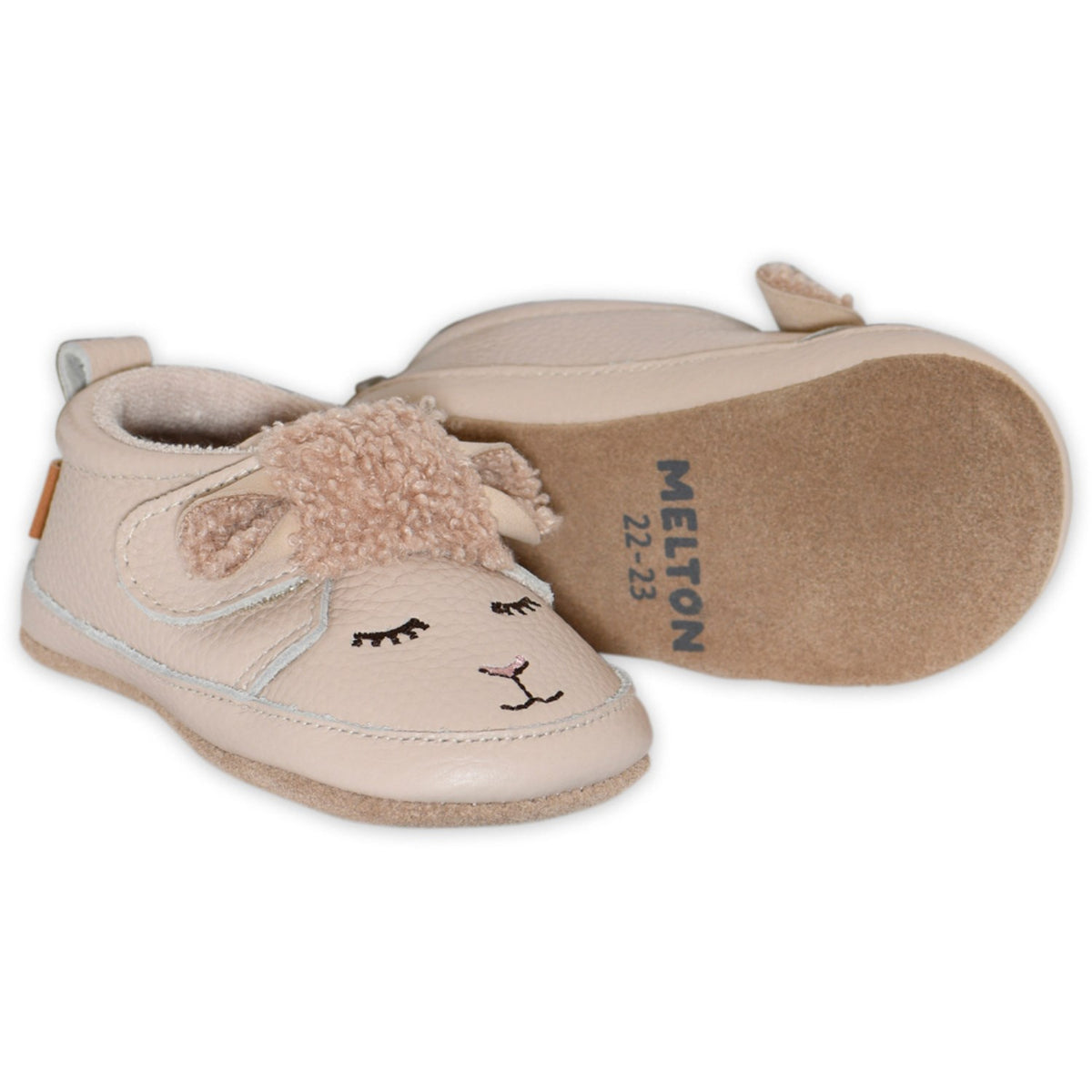 MELTON Oxford Tan Lamb Läder Tossor