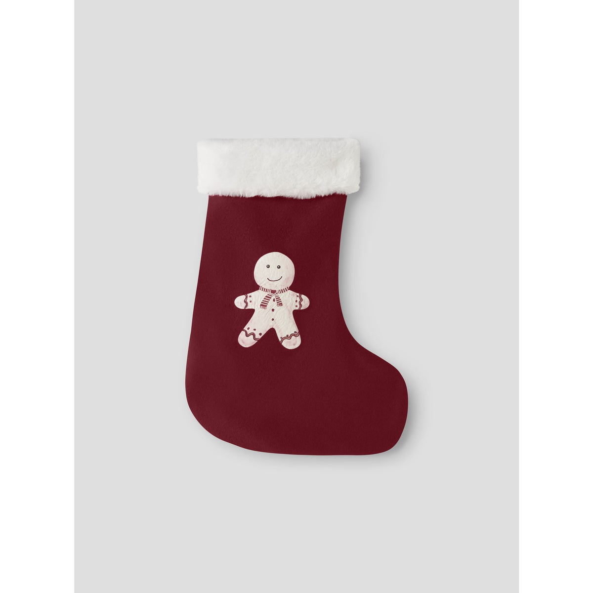 Name It Red Dahlia Gingerbread Nmnrana Stocking