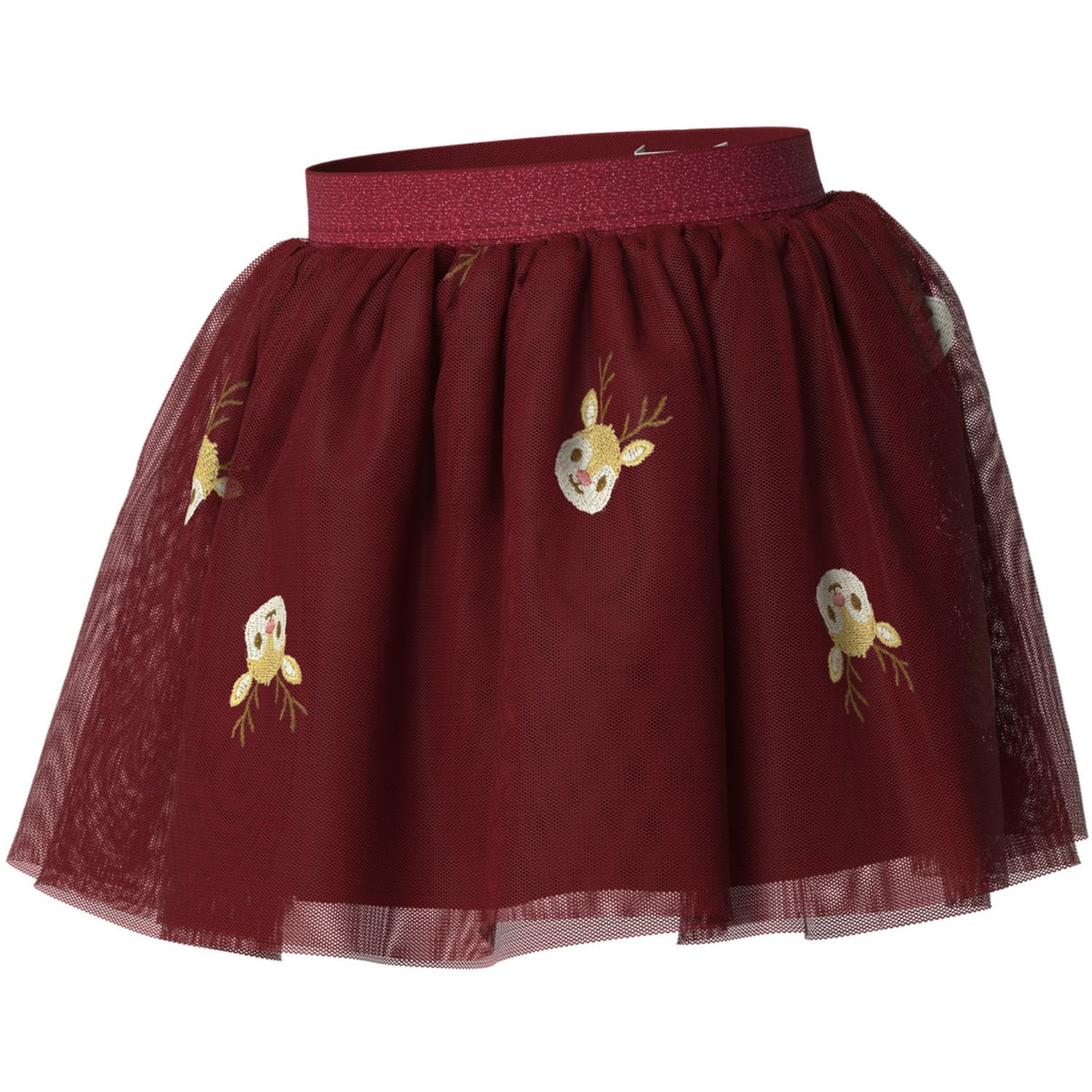 Name It Red Dahlia Reindeer Nmfveross Tyll Kjol