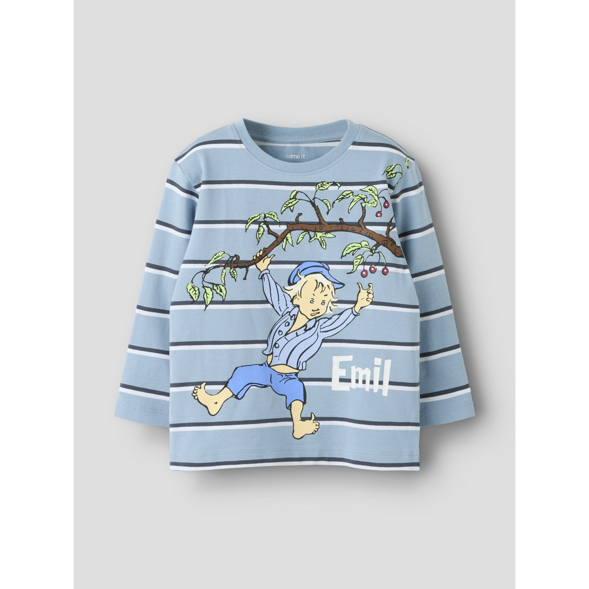 Name It Ashley Blue Nmmalf Emil Ls Nreg Topp Låda Sky
