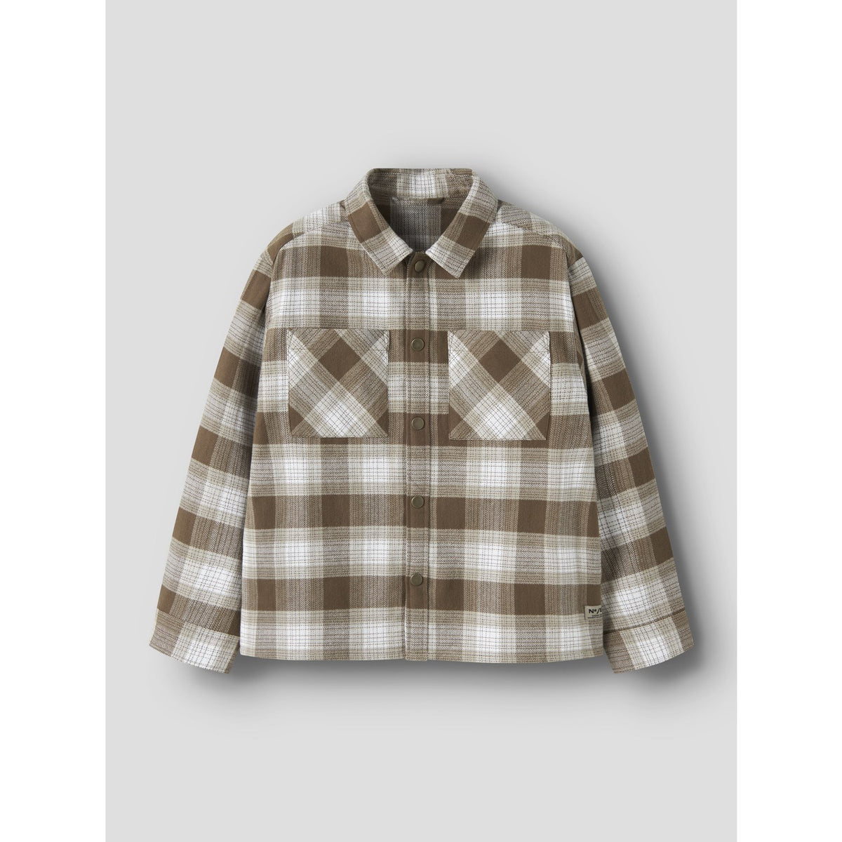 Name It Island Fossil Nkmrevin Ls Overshirt