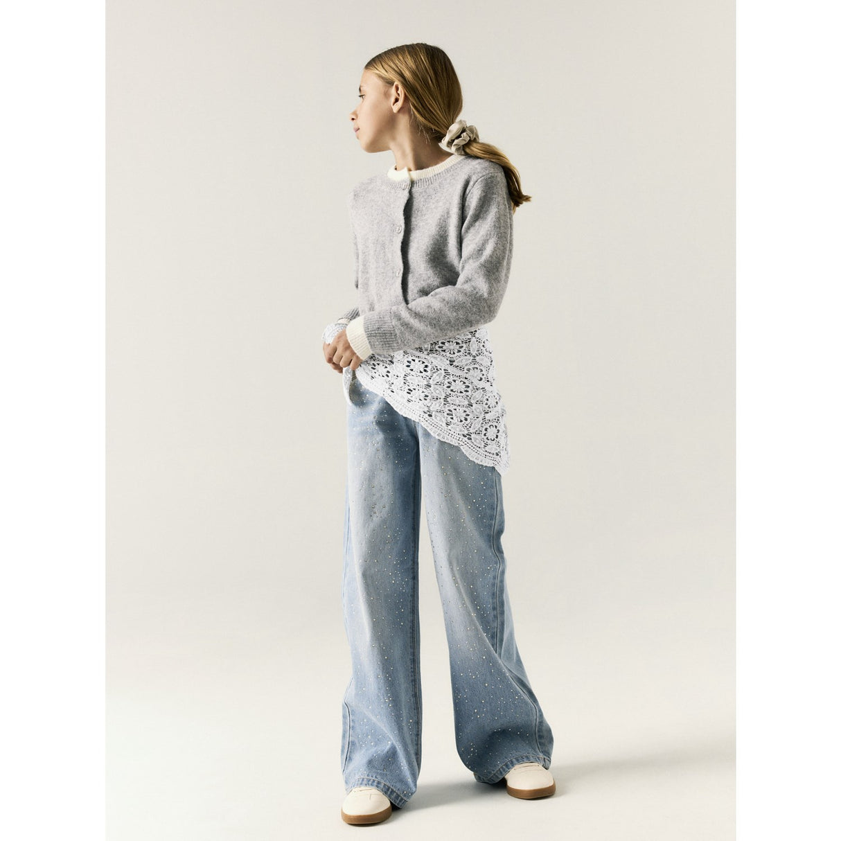 Name It Light Blue Denim Nkfbella Wide Rhine Jeans 6608-Im