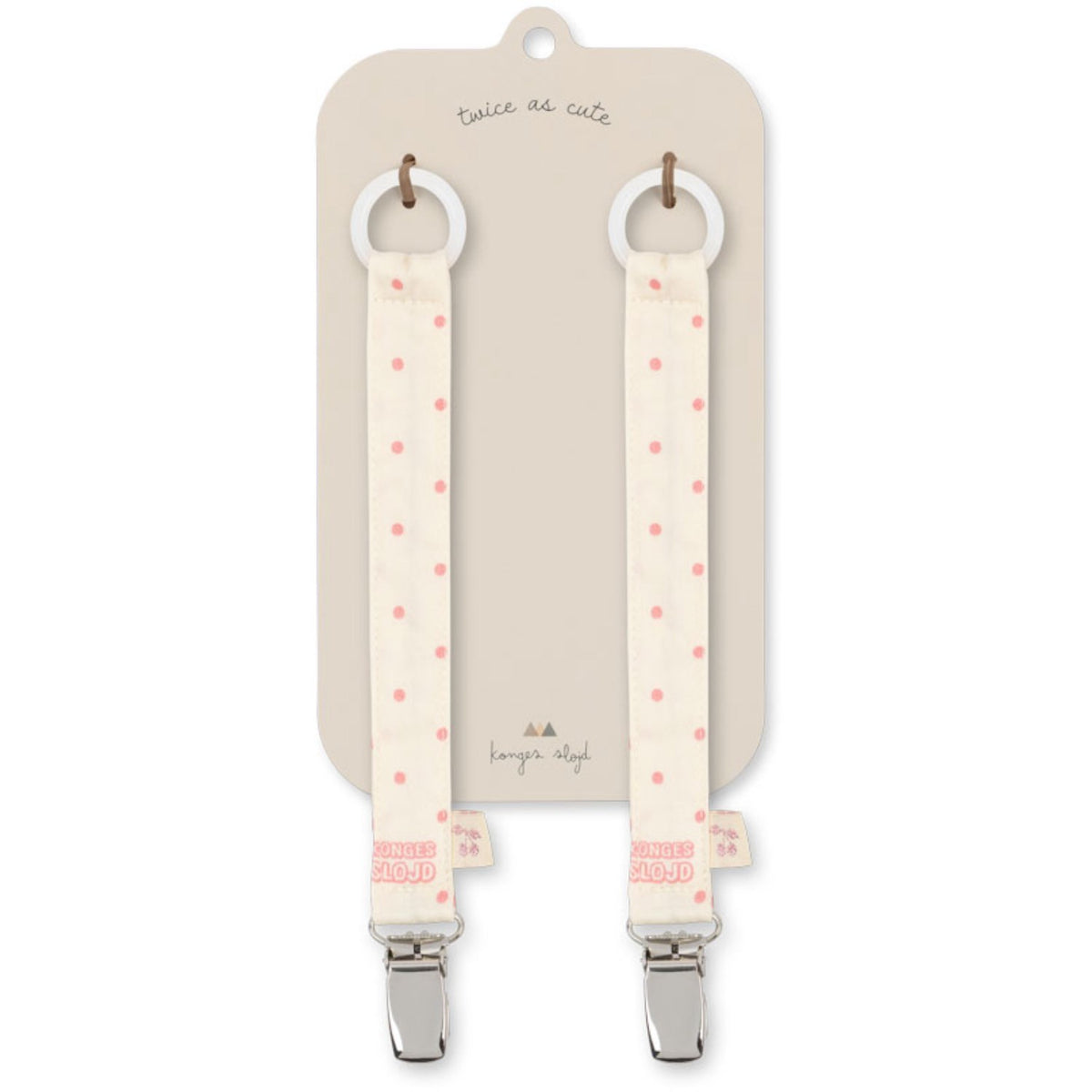 Konges Sløjd Cherry Dot 2 Pack Napp Rem