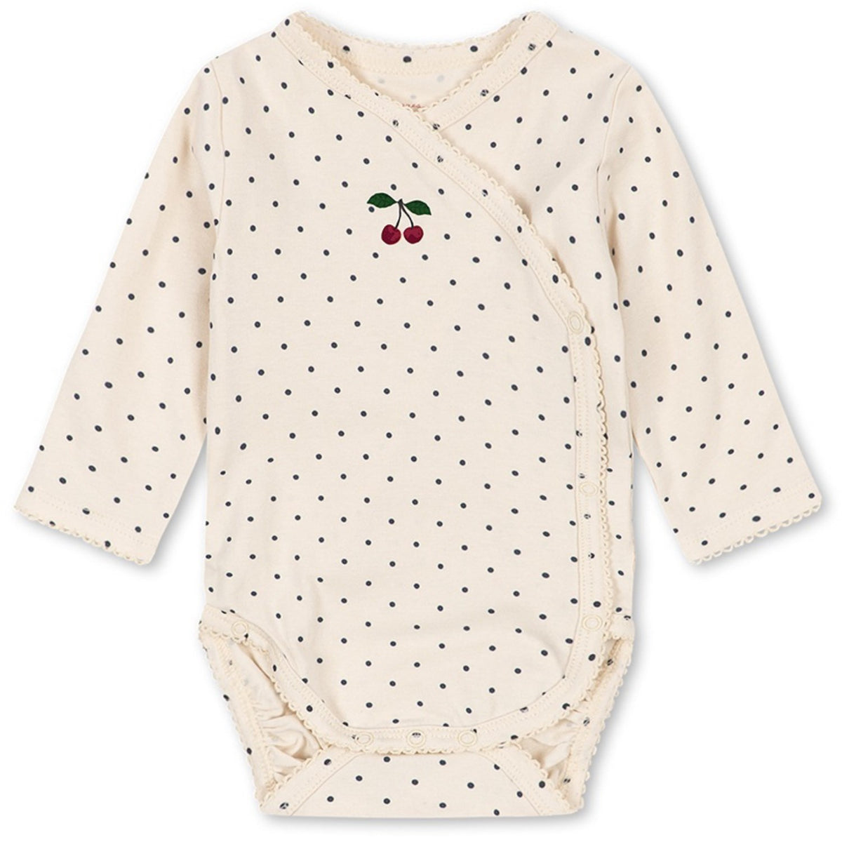 Konges Sløjd Blue Dot Basic Ls Newborn Body Gots