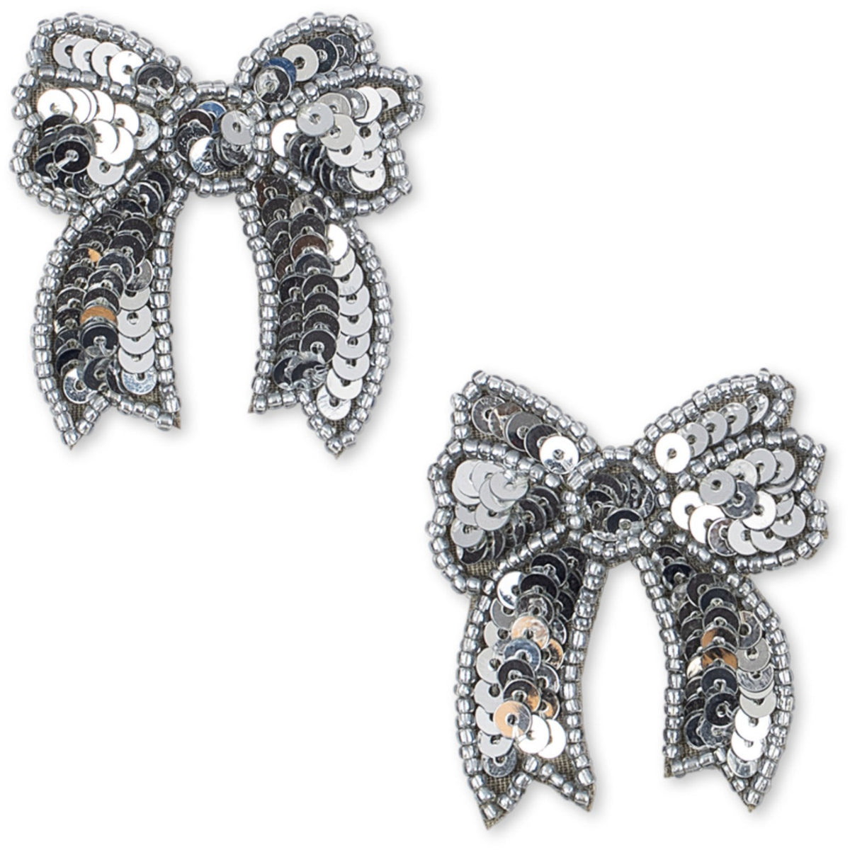 Konges Sløjd Silver 2 Pack Paljet Rosett Hair Clip