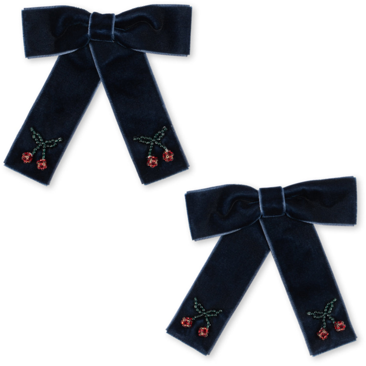 Konges Sløjd Navy 2 Pack Juliette Rosett Hair Clip