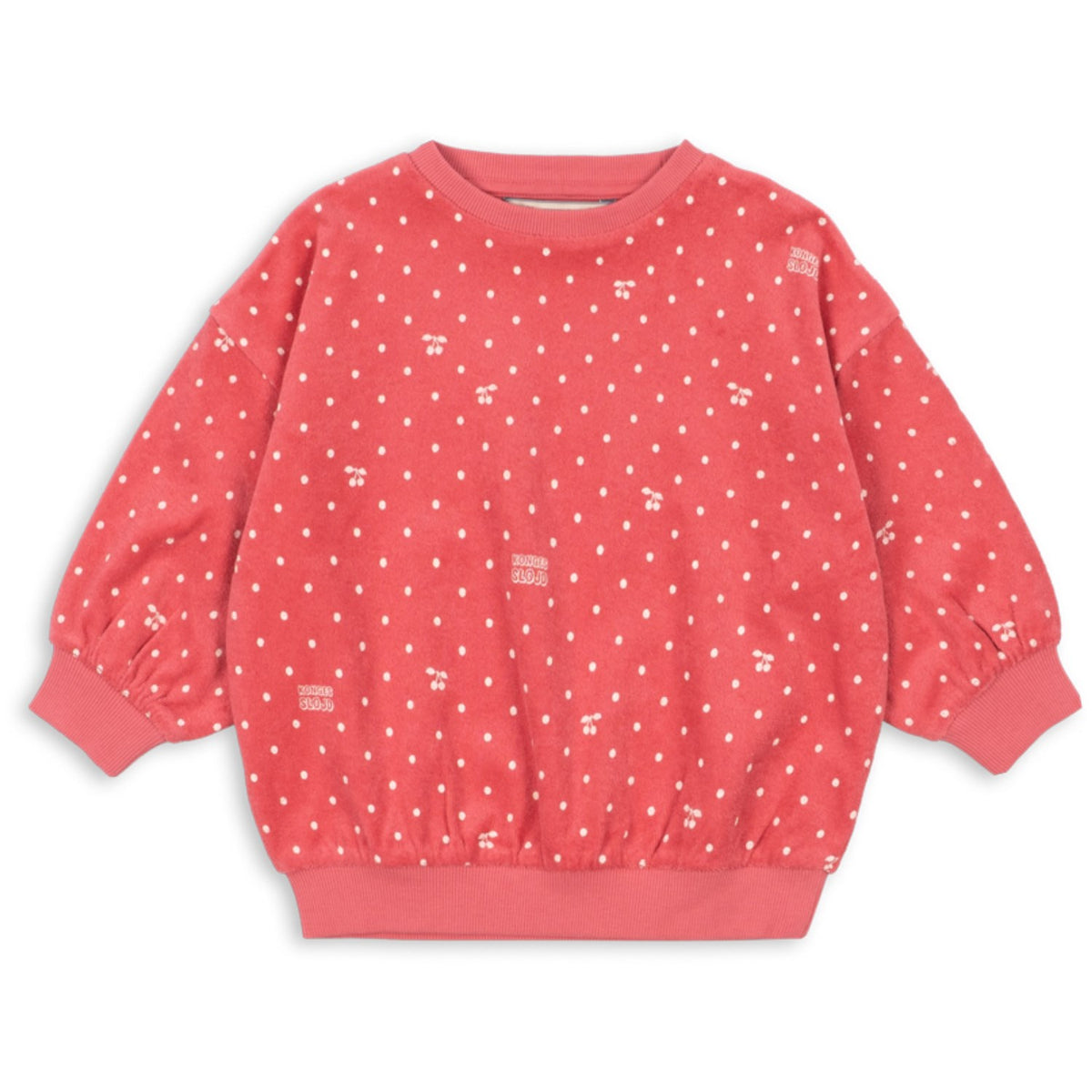 Konges Sløjd Cherry Berry Dot Itty Sweatshirt Gots