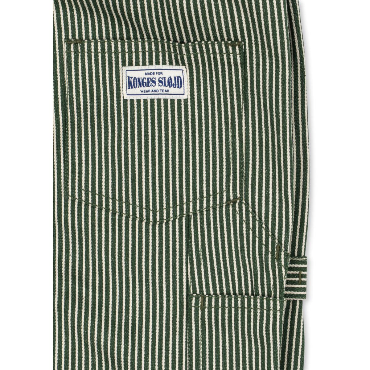 Konges Sløjd Milk Verte Stripe Luc Byxor Gots