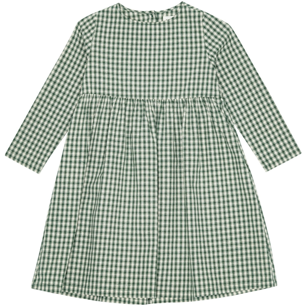 brunobruno nation Myrtle Green Check Vita Check Klänning