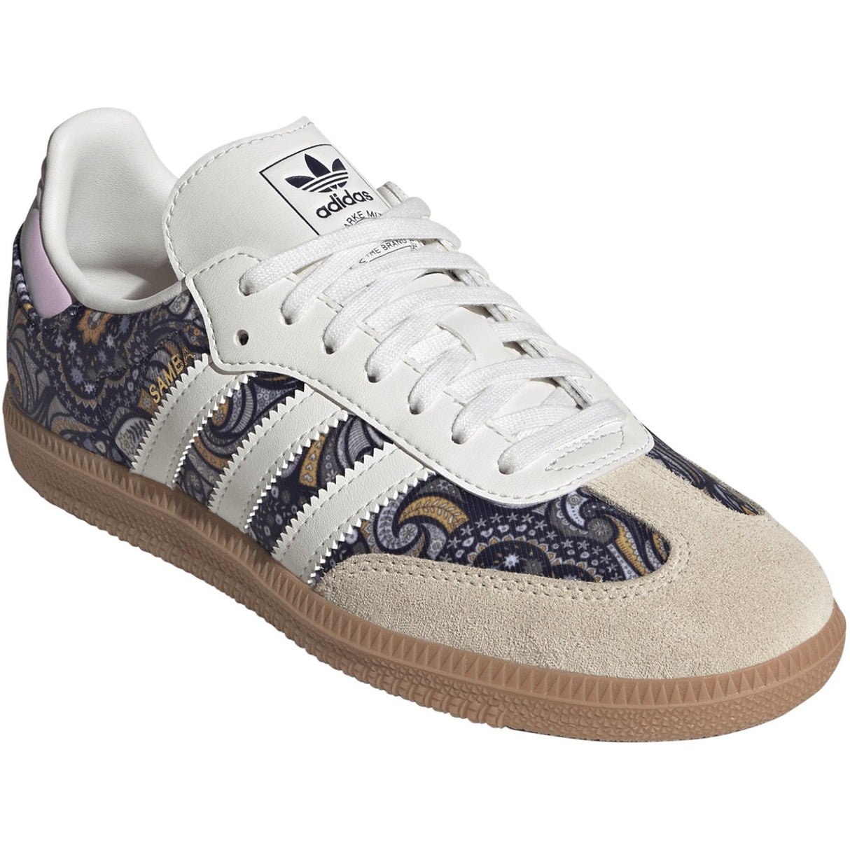 adidas Originals Core White Orchid Fusion Gum 2 Samba Og J Sneakers
