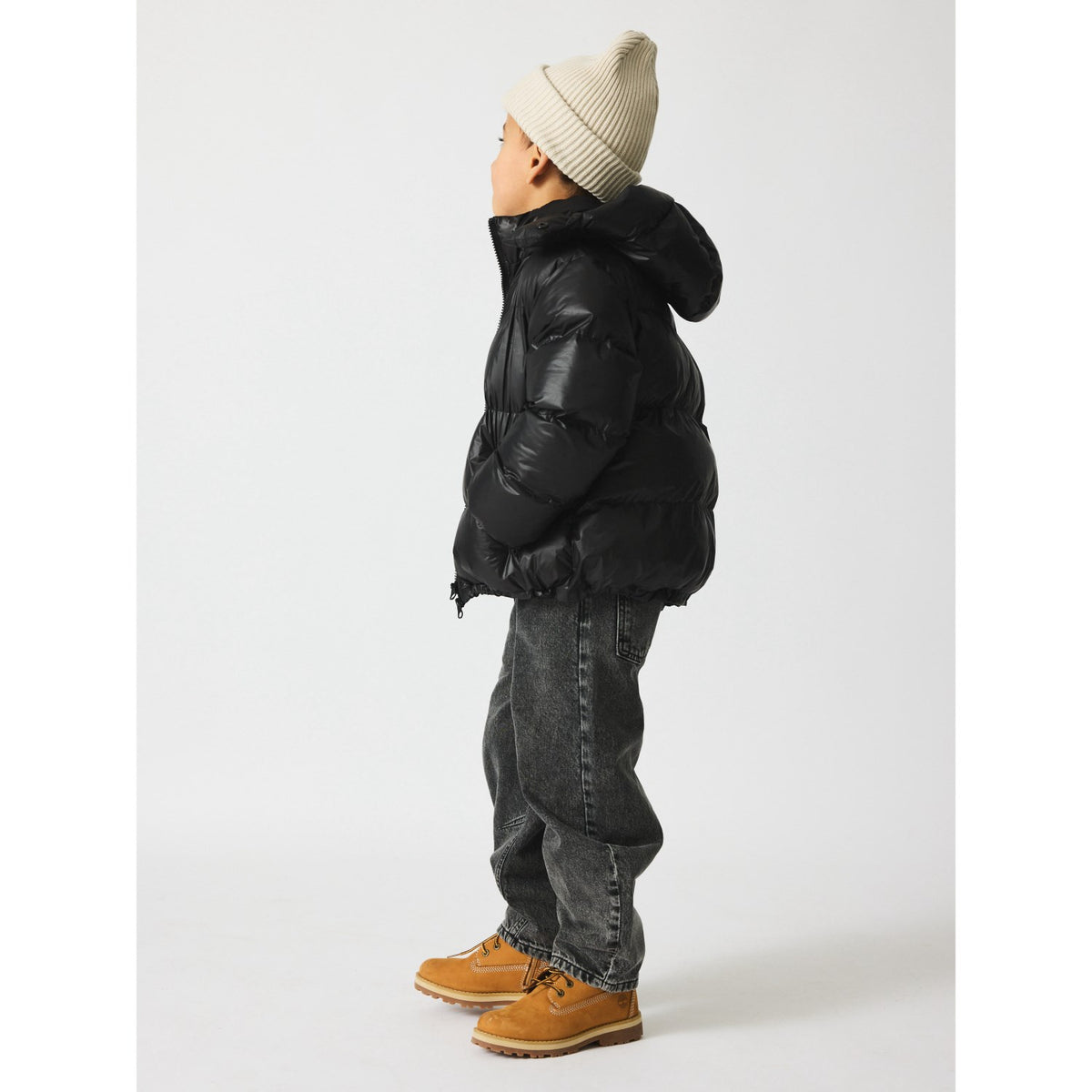 brunobruno nation Jet Black Edith Puffer Jacka