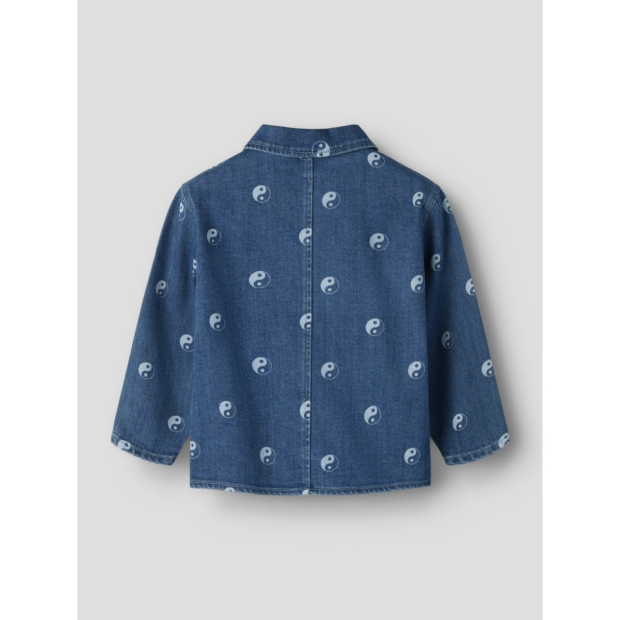 Lil'Atelier Dark Blue Denim Nmmlivo Ls Loose Dnm Skjorta 2001-Se Lil