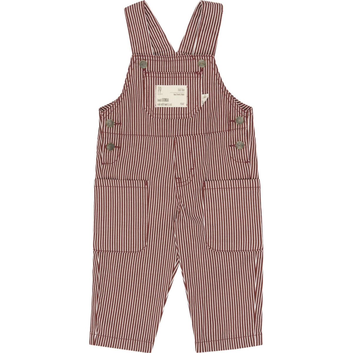 Petit Piao Syrah Striped Ppglory Denim Overalls