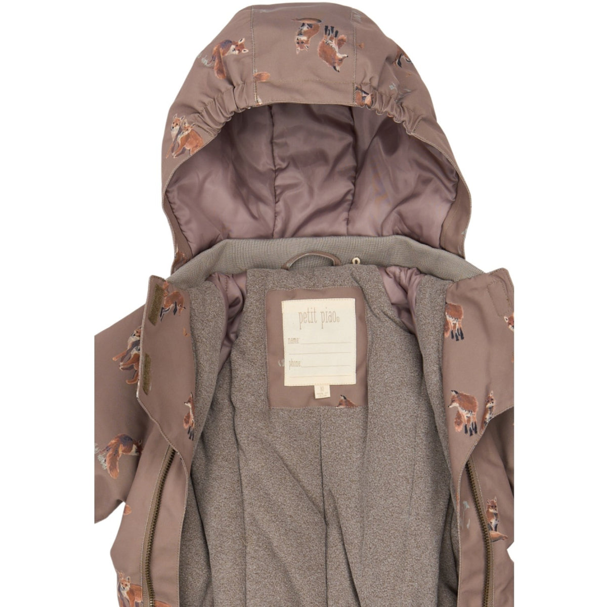 Petit Piao Fossil Fox Aop Ppdard Flygdräkt