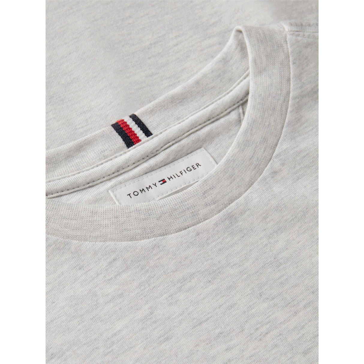 Tommy Hilfiger Grey Heather Essential Bomull Reg Fit Tee Ss
