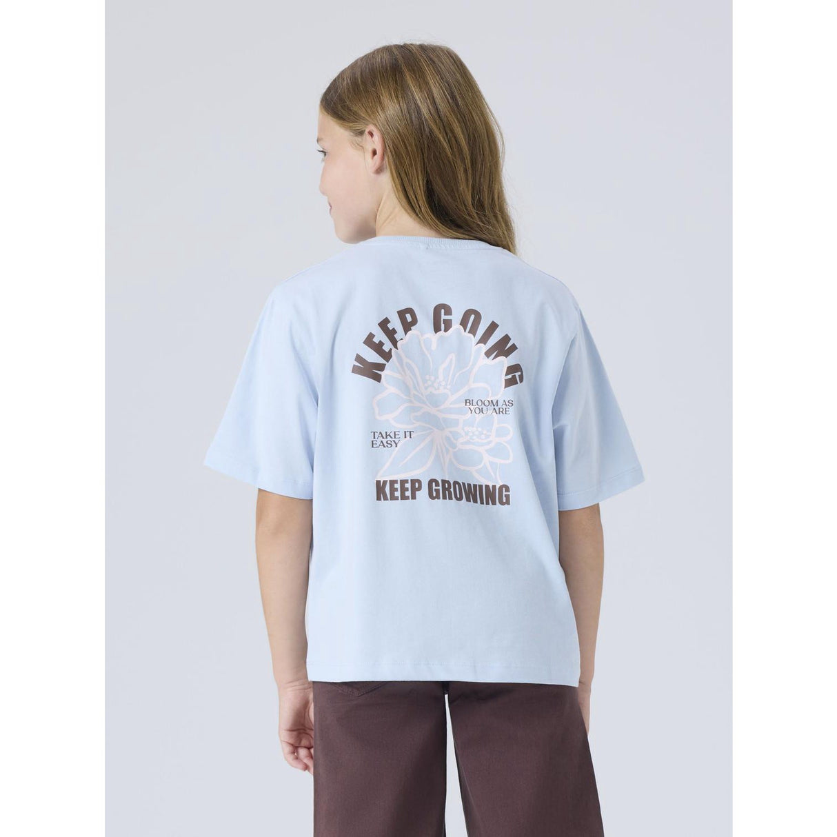 Name It Sheer Blue Nkfkatelin Ss Nreg Topp Pb