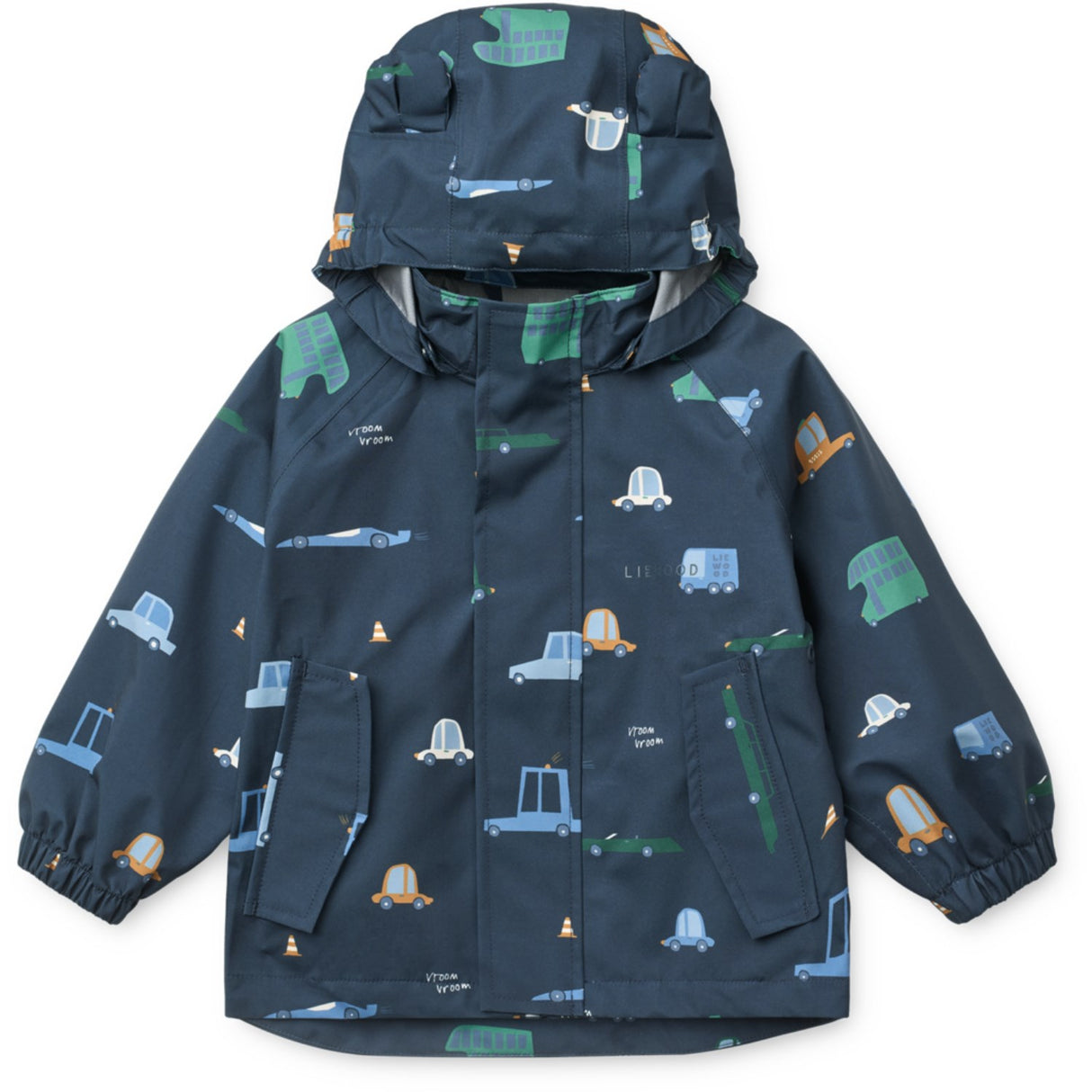 LIEWOOD Cars / Classic Navy Manu Regnkläder Sett