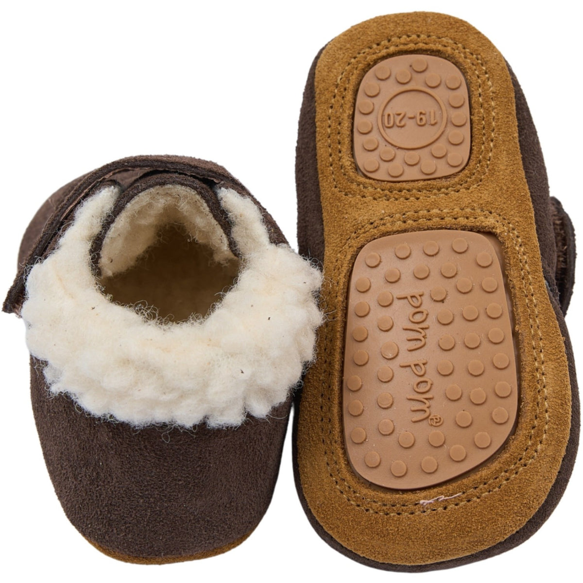 Pom Pom Dark Brown Beginners Kardborreband Shepherd