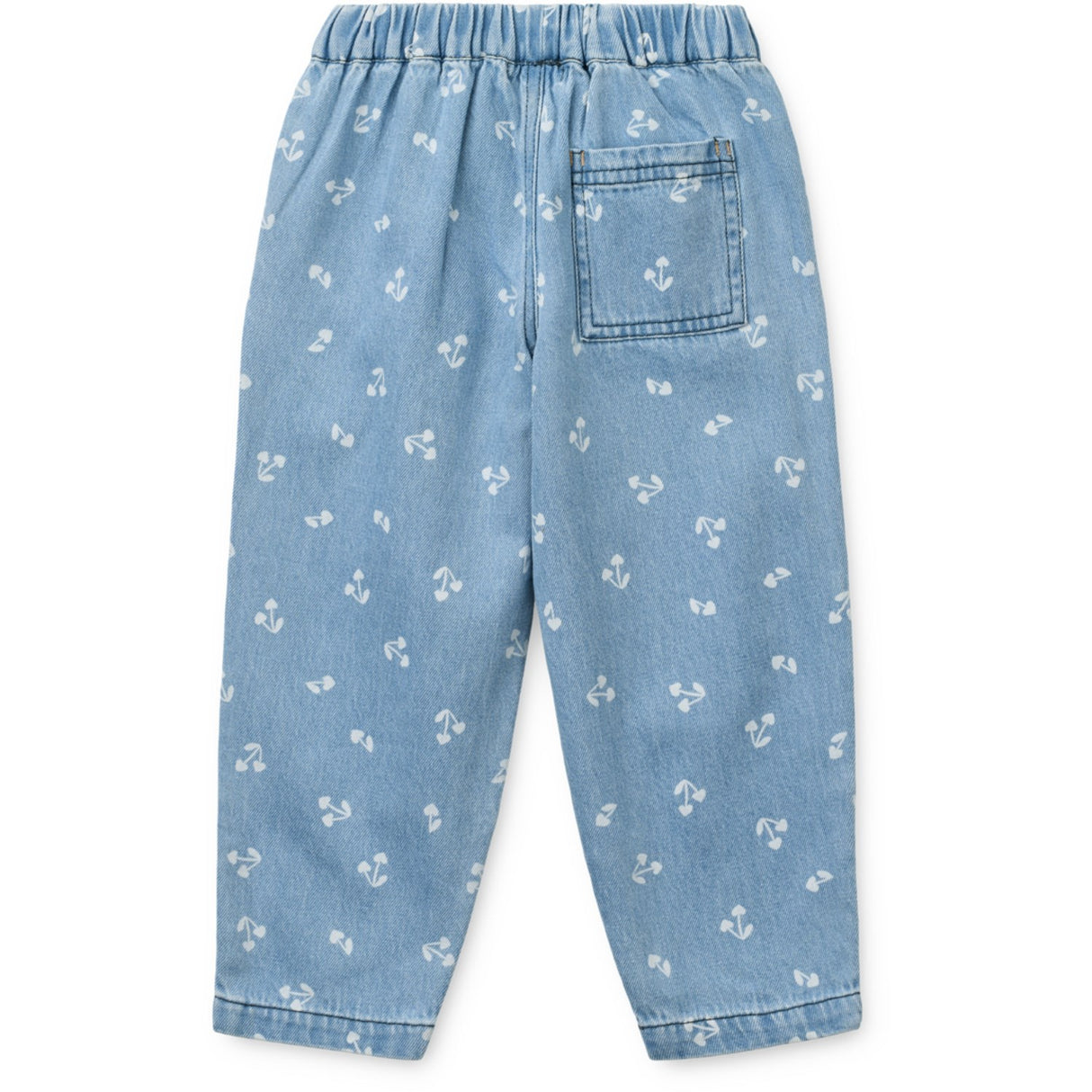 LIEWOOD Cherry Heart Sandy / Denim Borris Light Denim Printed Byxor