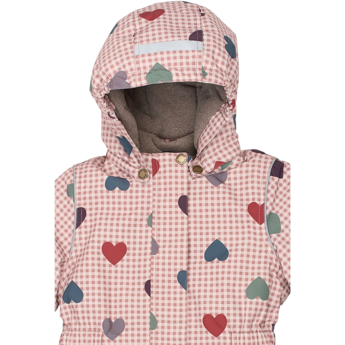 Mikk-Line Heart AOP Winter Jacka Waist AOP
