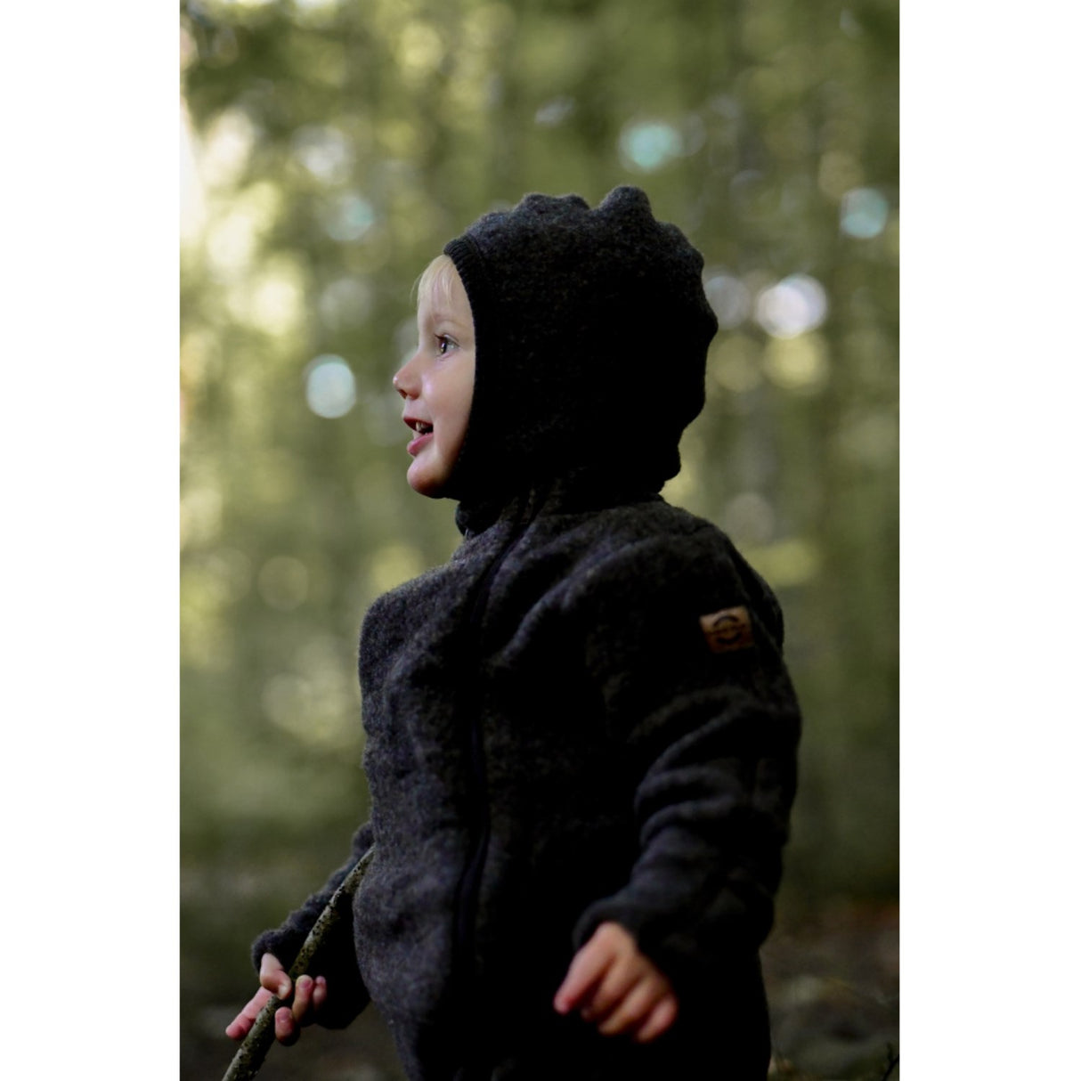 Mikk-Line Dark Brown Melange Ull Kostym
