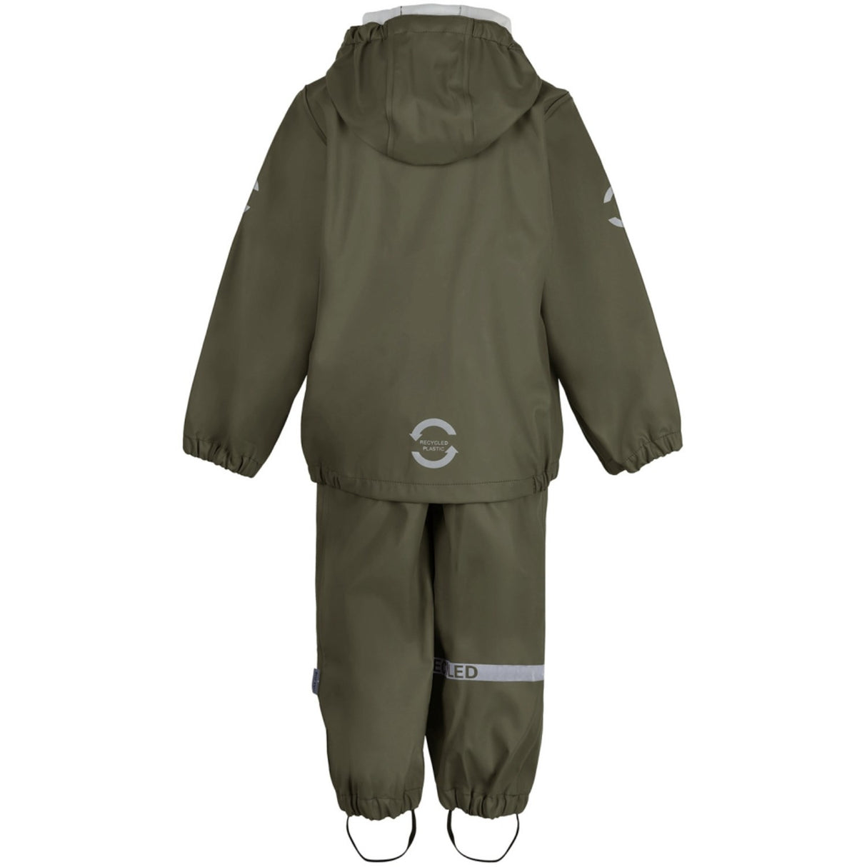 Mikk-Line Regntøj Jakke Og Bukser Dusty Olive