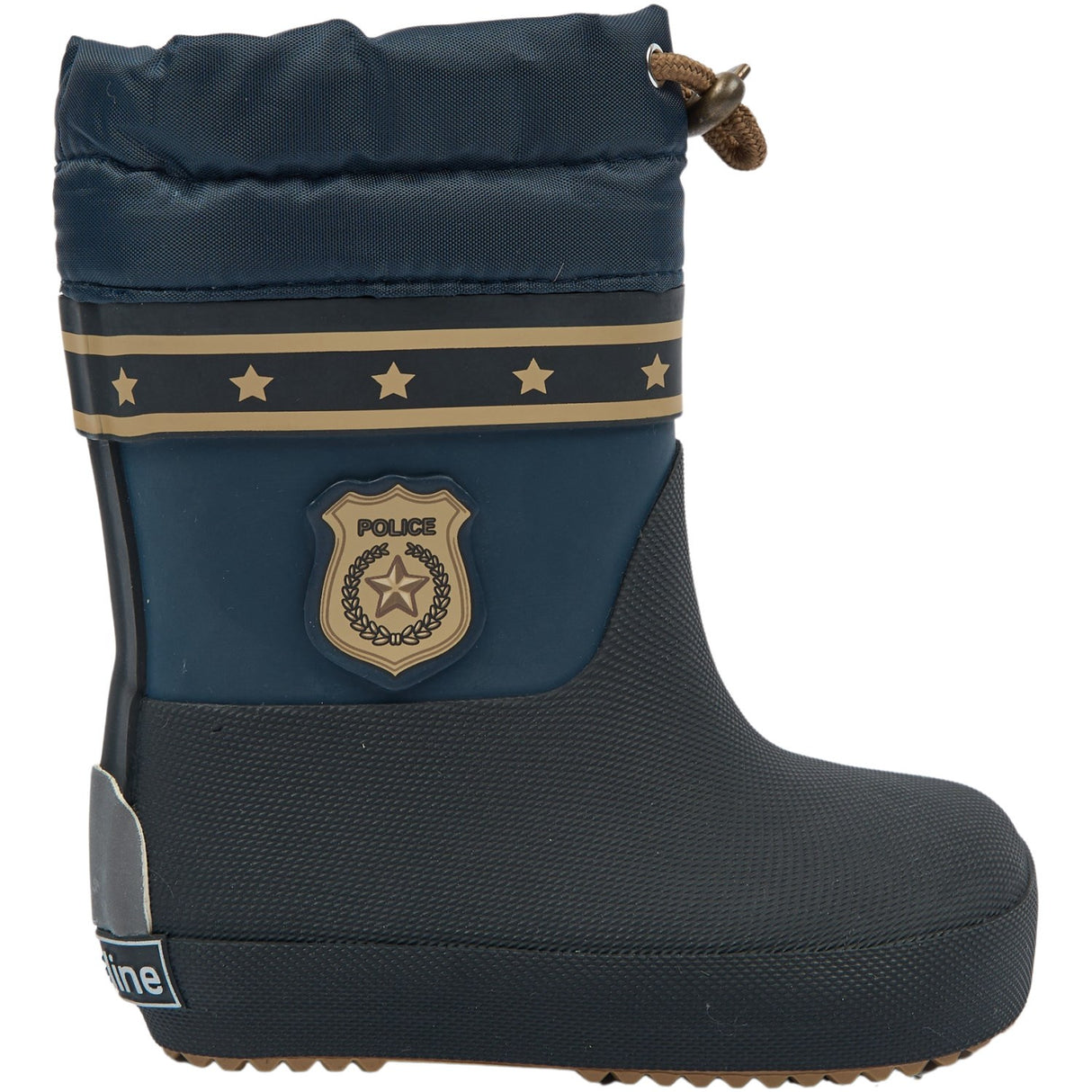 Mikk-Line Blue Nights Gummistövlar Winter Police - Barefoot
