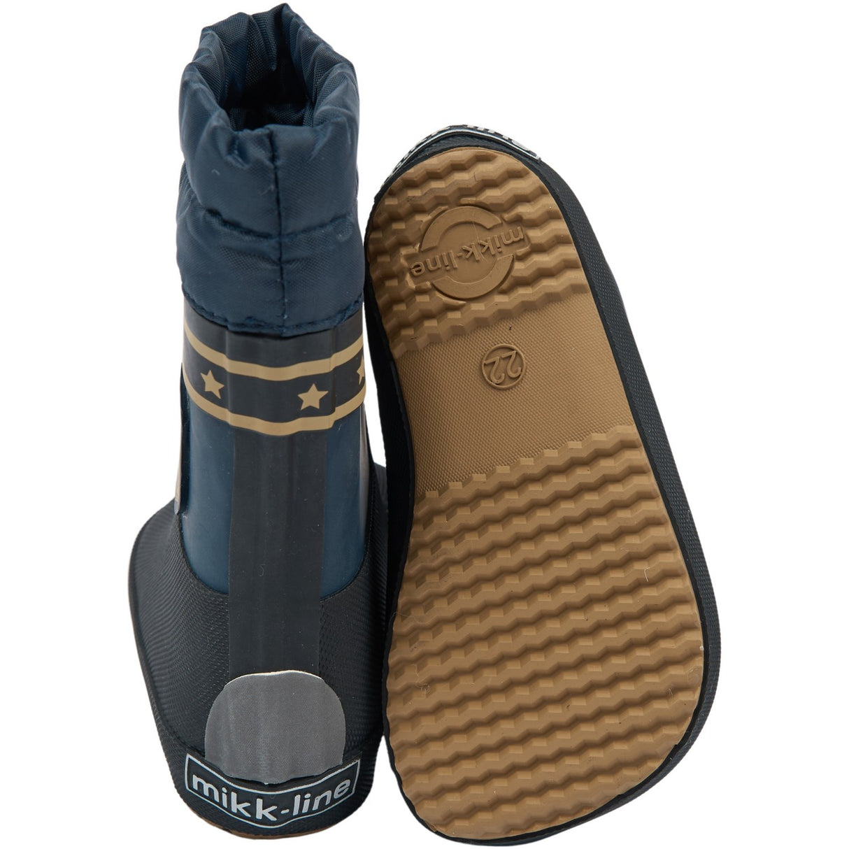 Mikk-Line Blue Nights Gummistövlar Winter Police - Barefoot